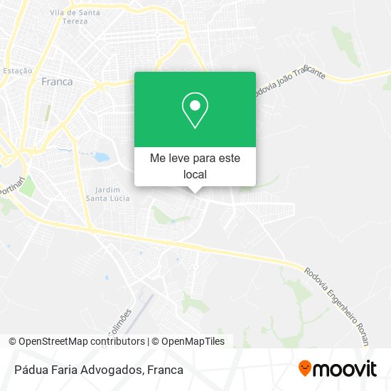 Pádua Faria Advogados mapa