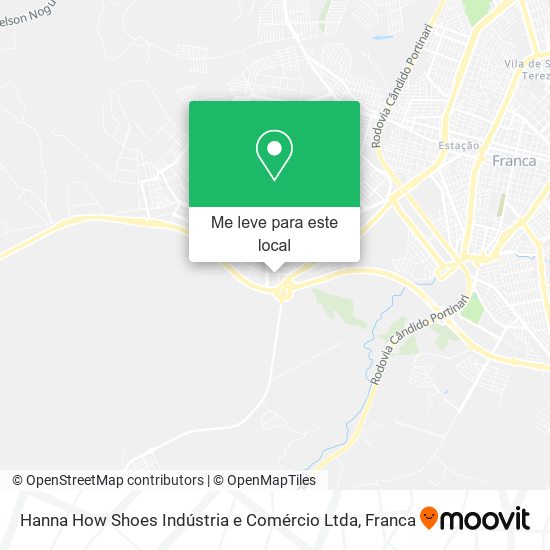 Hanna How Shoes Indústria e Comércio Ltda mapa