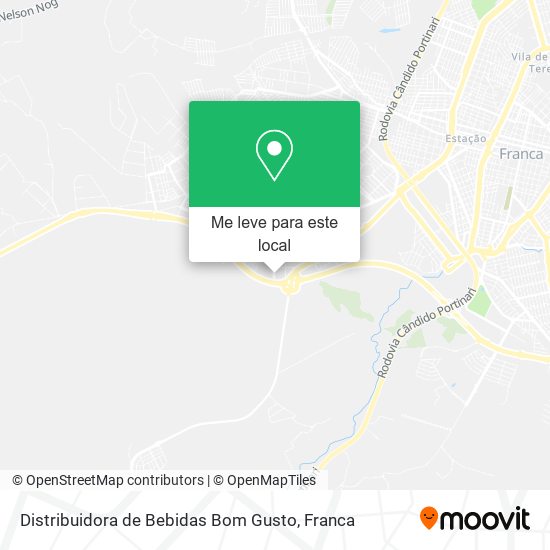 Distribuidora de Bebidas Bom Gusto mapa