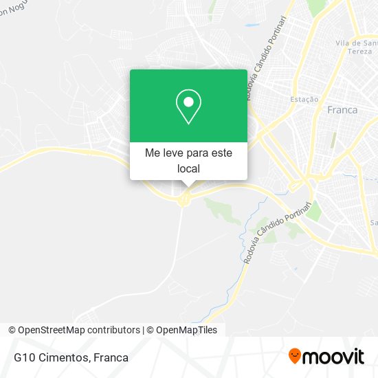 G10 Cimentos mapa