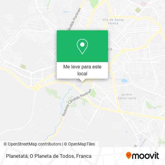 Planetatá, O Planeta de Todos mapa