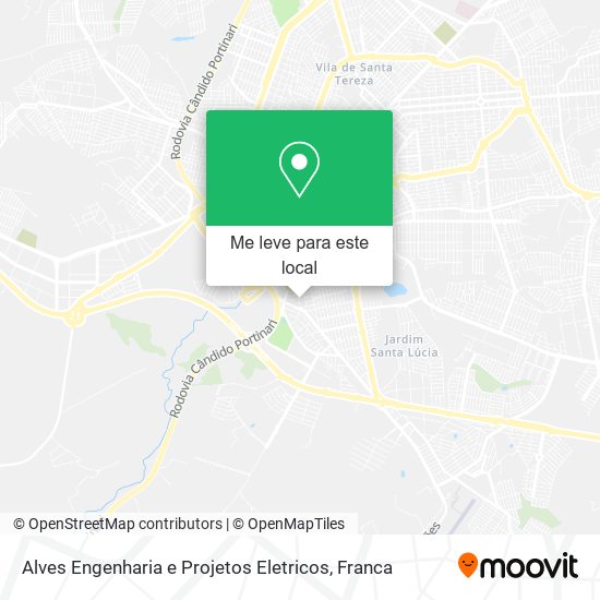 Alves Engenharia e Projetos Eletricos mapa