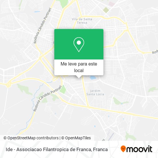 Ide - Associacao Filantropica de Franca mapa