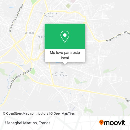 Meneghel Martins mapa