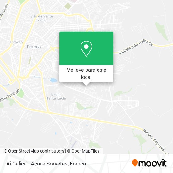 Ai Calica - Açaí e Sorvetes mapa