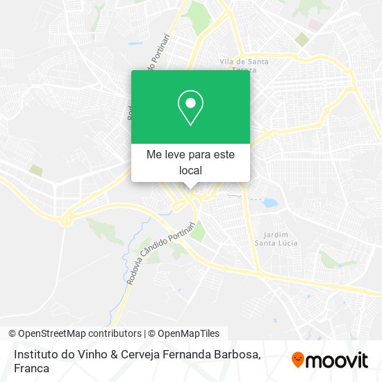 Instituto do Vinho & Cerveja Fernanda Barbosa mapa