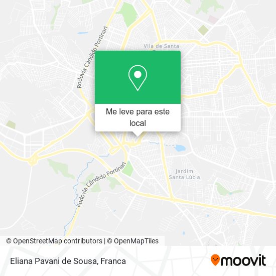 Eliana Pavani de Sousa mapa