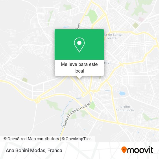 Ana Bonini Modas mapa