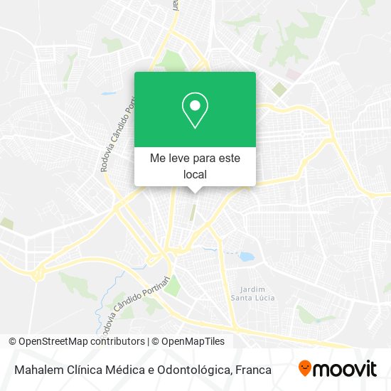 Mahalem Clínica Médica e Odontológica mapa