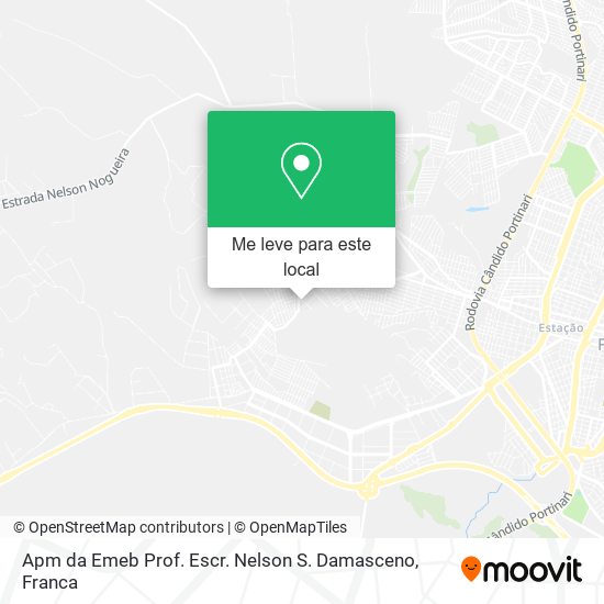 Apm da Emeb Prof. Escr. Nelson S. Damasceno mapa