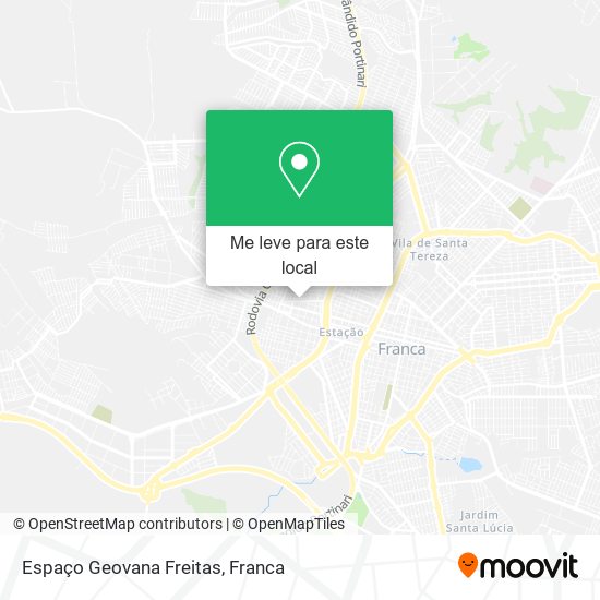 Espaço Geovana Freitas mapa