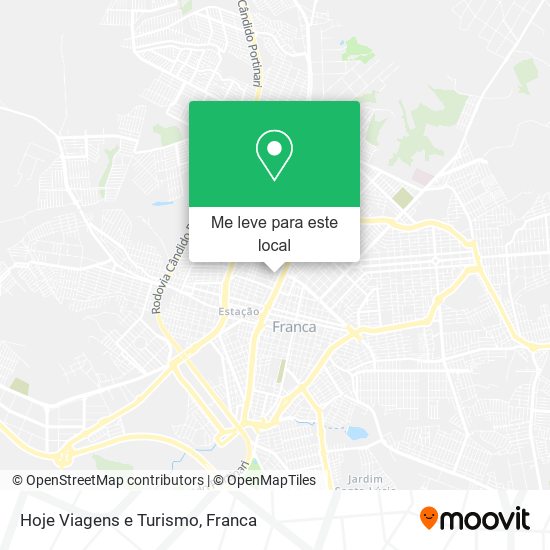 Hoje Viagens e Turismo mapa