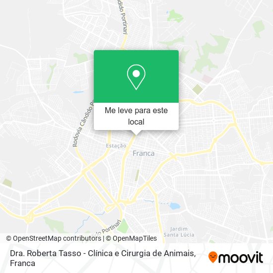 Dra. Roberta Tasso - Clínica e Cirurgia de Animais mapa