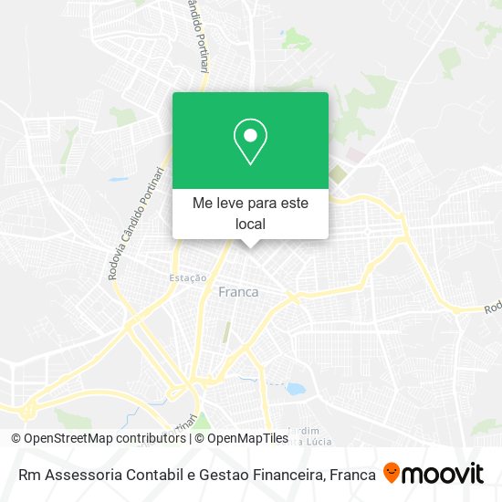 Rm Assessoria Contabil e Gestao Financeira mapa