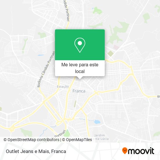 Outlet Jeans e Mais mapa