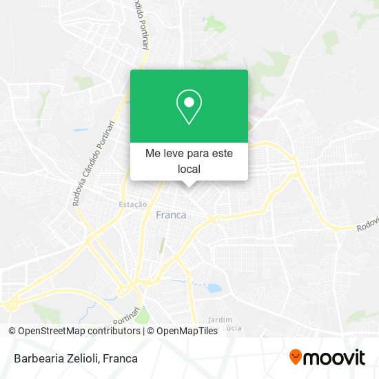 Barbearia Zelioli mapa