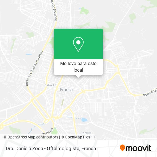 Dra. Daniela Zoca - Oftalmologista mapa
