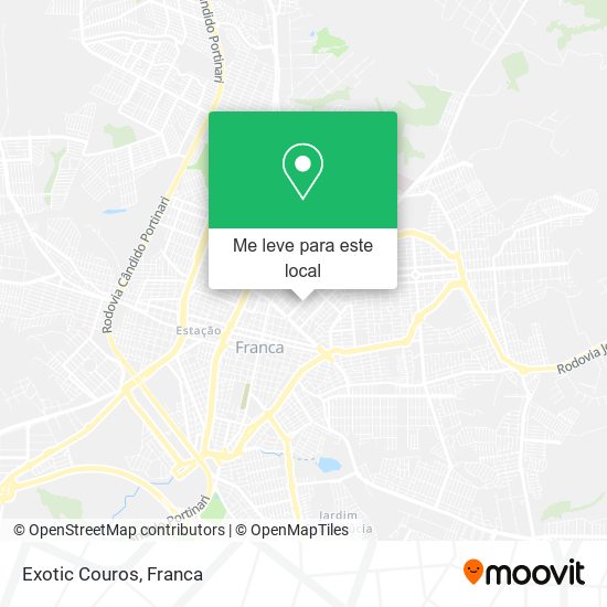 Exotic Couros mapa