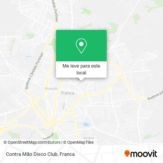 Contra Mão Disco Club mapa