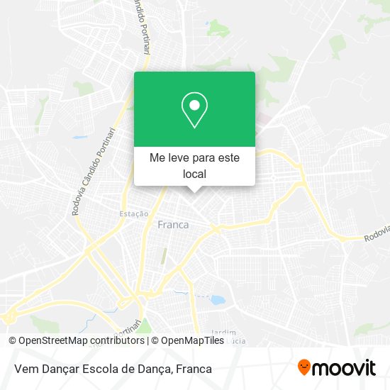 Vem Dançar Escola de Dança mapa