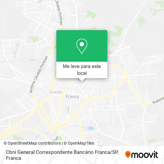 Cbni General Correspondente Bancário Franca / SP mapa