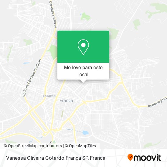 Vanessa Oliveira Gotardo França SP mapa