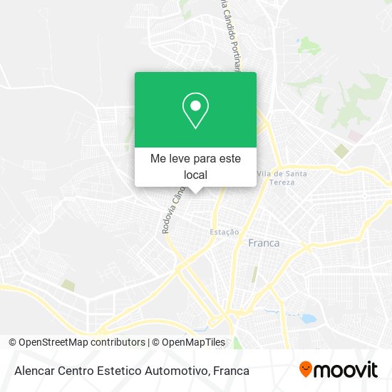 Alencar Centro Estetico Automotivo mapa