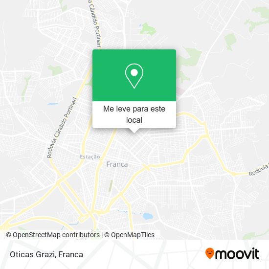 Oticas Grazi mapa