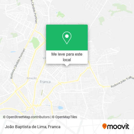 João Baptista de Lima mapa