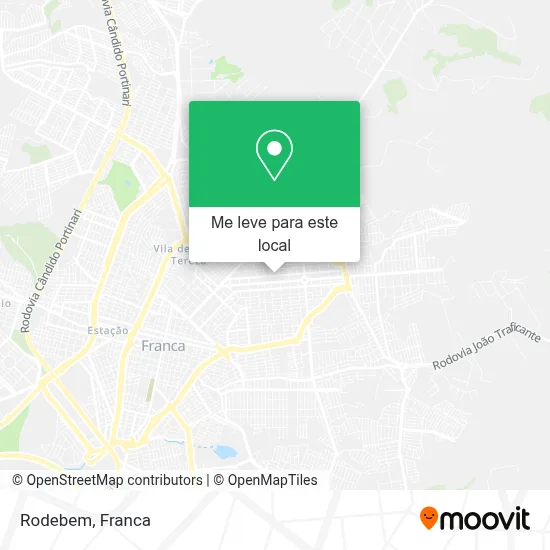Rodebem mapa