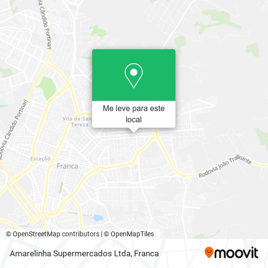 Amarelinha Supermercados Ltda mapa