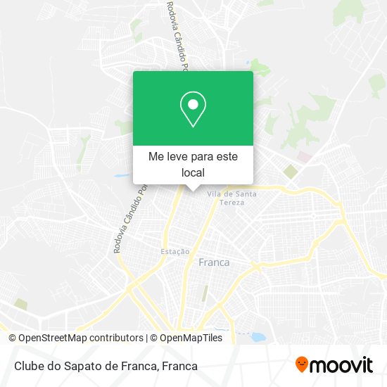 Clube do Sapato de Franca mapa