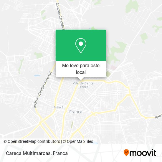 Careca Multimarcas mapa