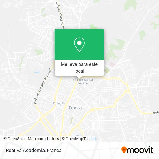 Reativa Academia mapa