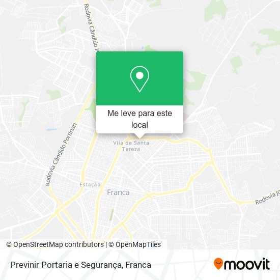 Previnir Portaria e Segurança mapa