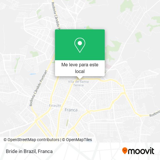 Bride in Brazil mapa