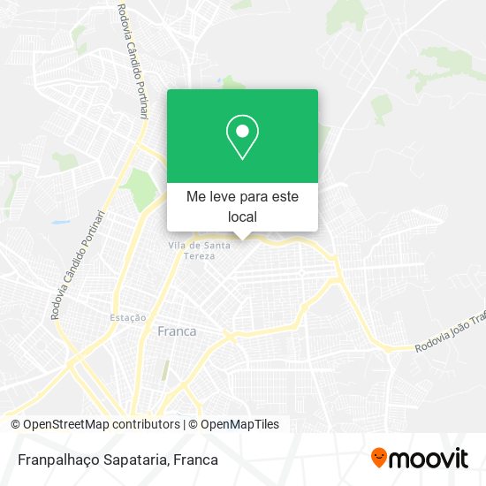 Franpalhaço Sapataria mapa