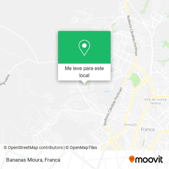 Bananas Moura mapa
