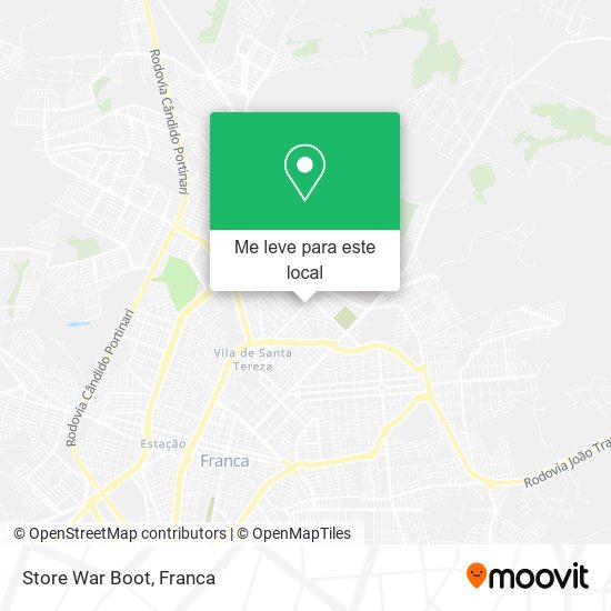 Store War Boot mapa