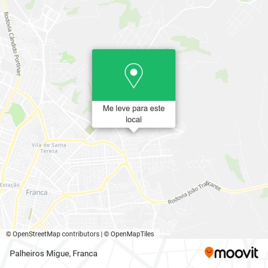 Palheiros Migue mapa