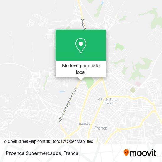 Proença Supermercados mapa
