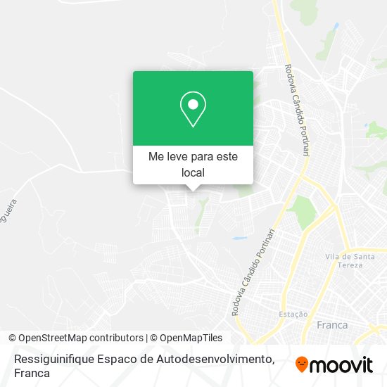 Ressiguinifique Espaco de Autodesenvolvimento mapa