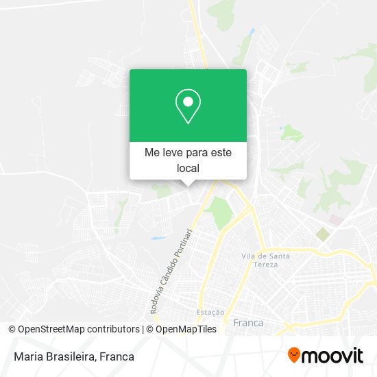 Maria Brasileira mapa