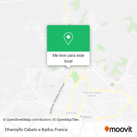 Dhannyllo Cabelo e Barba mapa