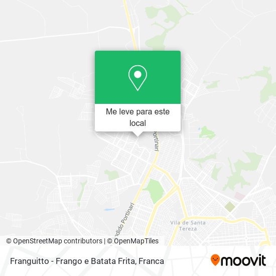 Franguitto - Frango e Batata Frita mapa