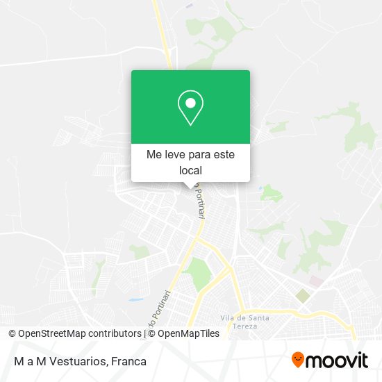 M a M Vestuarios mapa