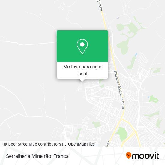 Serralheria Mineirão mapa