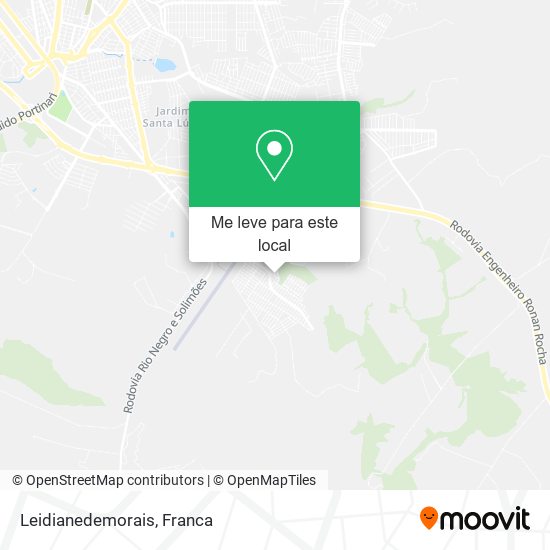 Leidianedemorais mapa