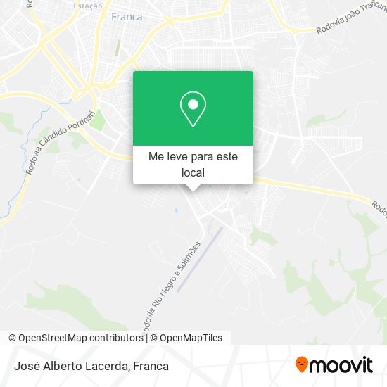 José Alberto Lacerda mapa