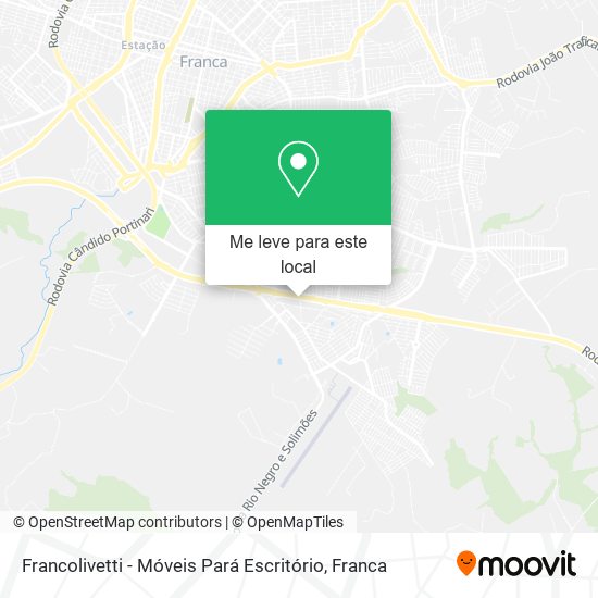 Francolivetti - Móveis Pará Escritório mapa